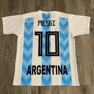 Argentina Messi 10 Soccer Jersey